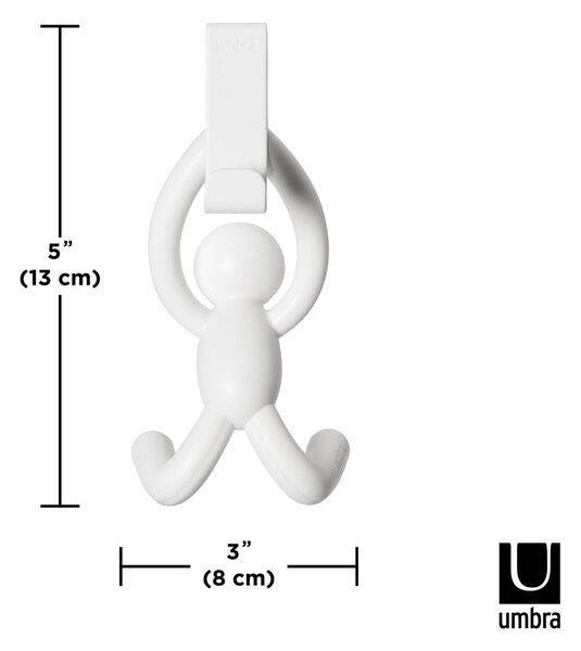 Závěsné plastové háčky v sadě 2 ks Buddy – Umbra