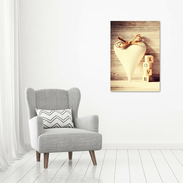 Vertikální Moderní fotoobraz canvas na rámu Láska ocv-98523740