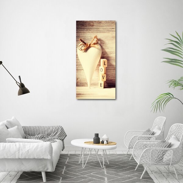 Vertikální Moderní fotoobraz canvas na rámu Láska ocv-98523740