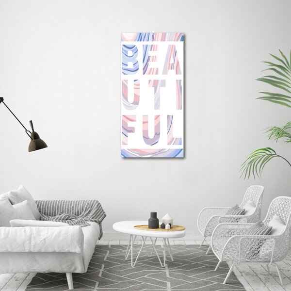 Vertikální Moderní fotoobraz canvas na rámu Hezký ocv-98856671