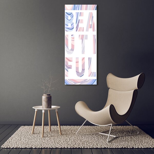 Vertikální Moderní fotoobraz canvas na rámu Hezký ocv-98856671
