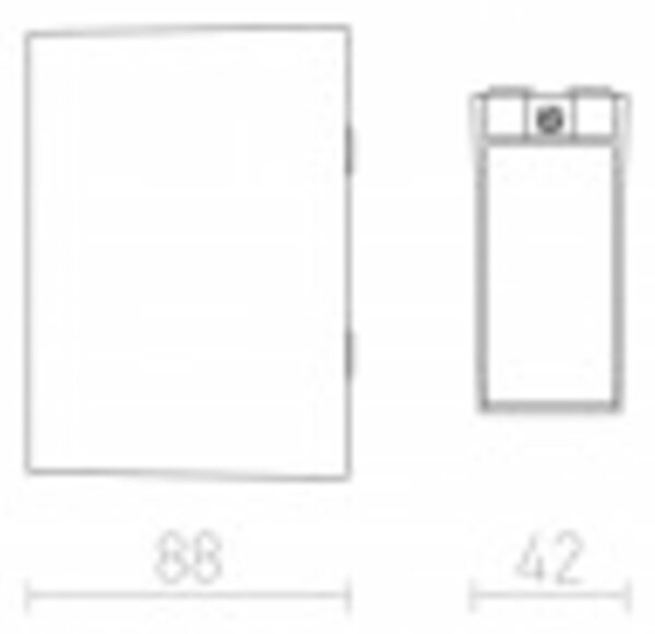 RED - DESIGN RENDL RENDL UKKO nástěnná bílá 230V LED 2x3W 55° IP54 3000K R12554