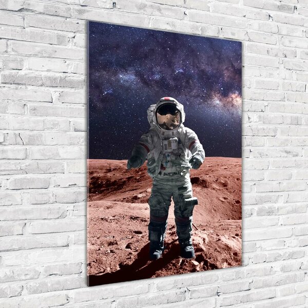 Vertikální Foto obraz sklo tvrzené Astronauta osv-99633895