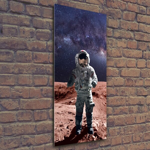 Vertikální Foto obraz sklo tvrzené Astronauta osv-99633895