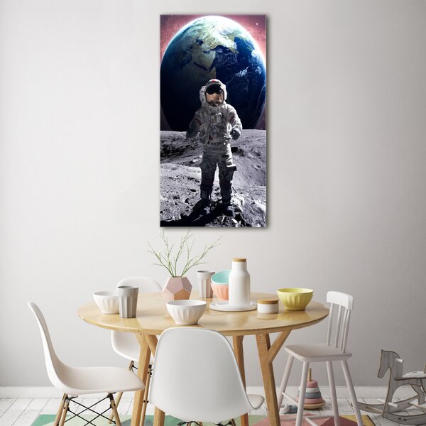 Vertikální Foto obraz sklo tvrzené Astronauta osv-99634012