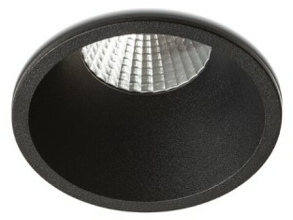 RED - DESIGN RENDL RENDL OWEN DIMM zápustná černá 230V LED 7W 45° IP54 3000K - 1800K R13668