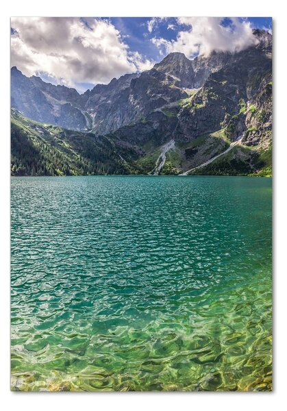 Vertikální Foto obraz skleněný svislý Jezero v horách osv-99700866