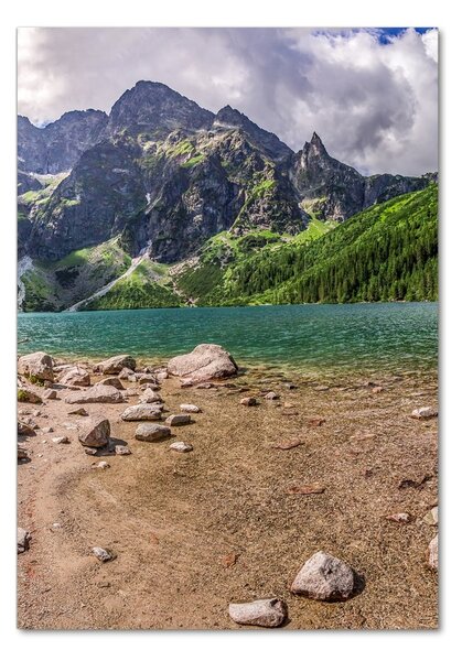 Vertikální Foto obraz skleněný svislý Jezero v horách osv-99700952
