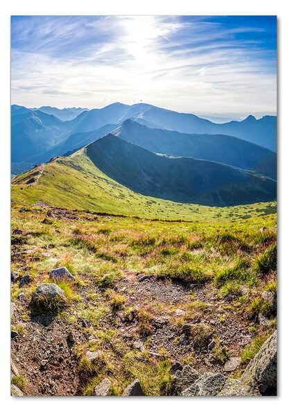 Vertikální Fotoobraz skleněný na stěnu do obýváku Tatry osv-99701533