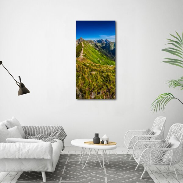 Vertikální Foto obraz tištěný na plátně Tatry ocv-99701533