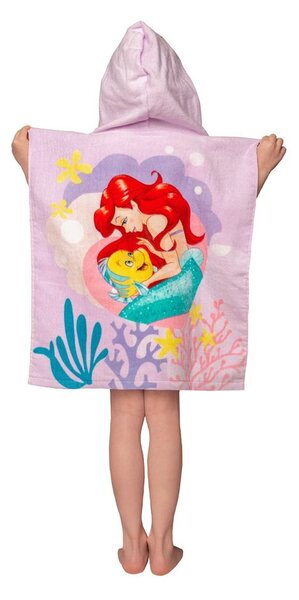 Jerry Fabrics Dětská pončo osuška - Lilo a Stitch - modrá