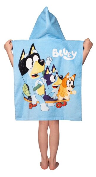 Jerry Fabrics Dětská pončo osuška - Lilo a Stitch - modrá