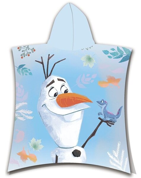 Jerry Fabrics Dětská pončo osuška - Lilo a Stitch - modrá