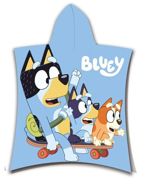 Jerry Fabrics Dětská pončo osuška - Lilo a Stitch - modrá