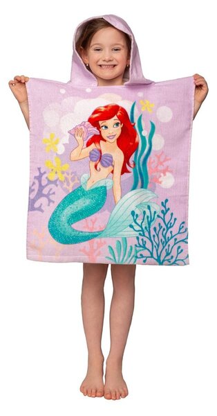Jerry Fabrics Dětská pončo osuška - Lilo a Stitch - modrá