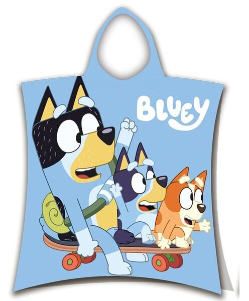 Jerry Fabrics Dětská pončo osuška - Lilo a Stitch - modrá