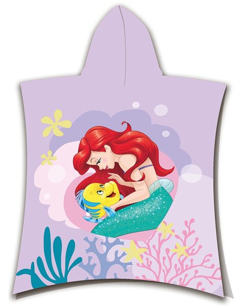 Jerry Fabrics Dětská pončo osuška - Lilo a Stitch - modrá