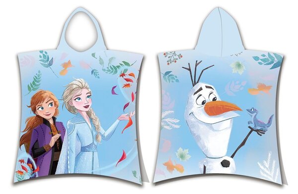 Jerry Fabrics Dětská pončo osuška - Lilo a Stitch - modrá