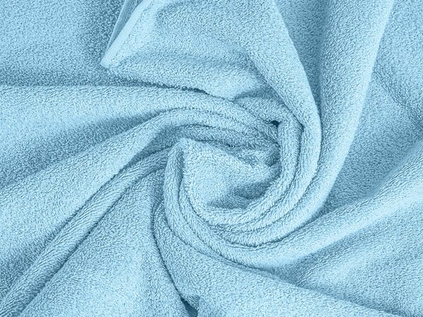 1x osuška CLARYSSE ELEGANCE 70x140 cm + 1x ručník CLARYSSE 60x110 cm 100% bavlna, světle modrá