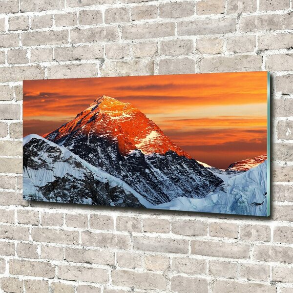 Foto obraz sklo tvrzené Vrchol Everest osh-100477550
