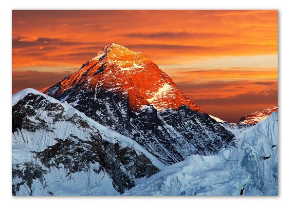 Foto obraz sklo tvrzené Vrchol Everest osh-100477550
