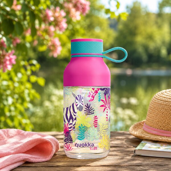 Dětská láhev Ice, 430ml, Quokka, zebra