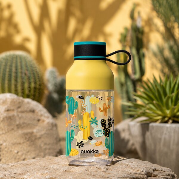 Dětská láhev Ice, 430ml, Quokka, kaktus