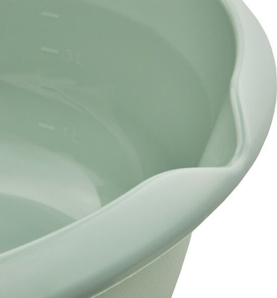 MISKA KULATÁ S VÝLEVKOU 32X13CM, 6L,SEV.ZELENÁ