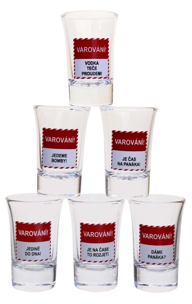 Toro Dárková sada panáků 6x40ml varování
