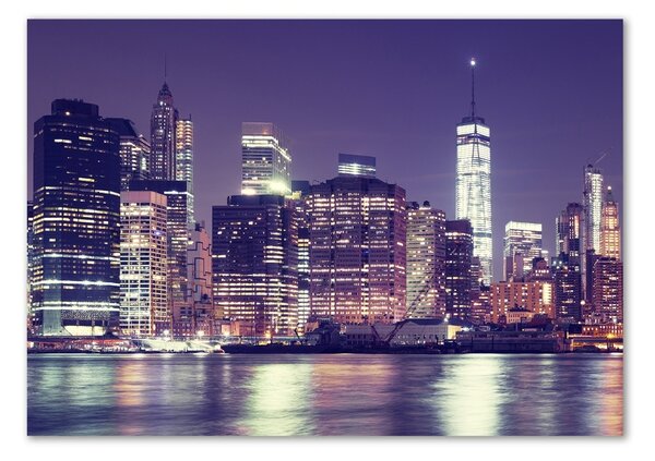 Moderní foto obraz na stěnu New York noc osh-100962649