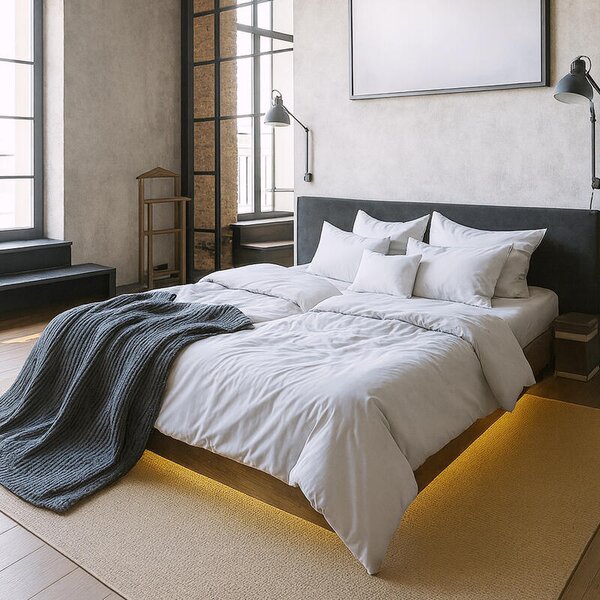 Povlečení SATÉN TENCEL PLUS bílá 140 x 220/70 x 90 cm