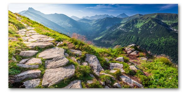 Foto obraz fotografie na skle Východ slunde Tatry osh-101364887