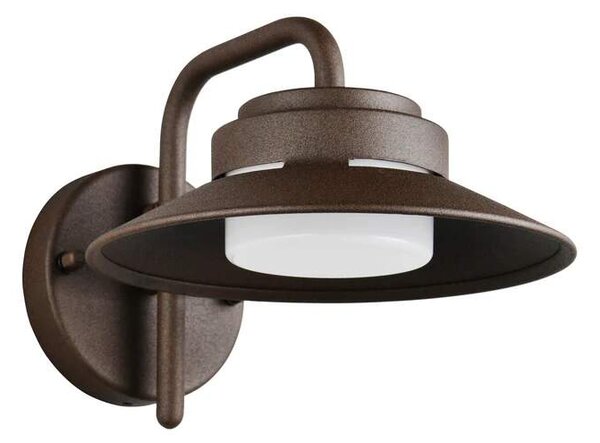 Trio Leuchten 218260124 ATRATO - Nástěnné venkovní retro svítidlo v hnědé rezavé barvě, 1 x GX53, IP44 (Retro svítidlo na venkovní zeď IP44)