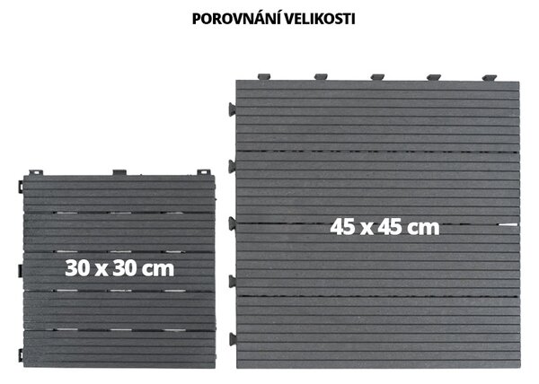 Multyhome Cosmopolitan 30 x 30 cm hnědá 1 ks 4016.91.00