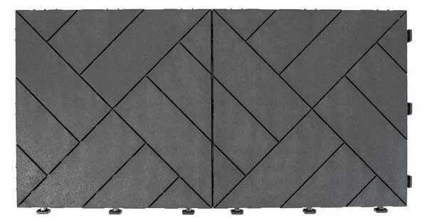 Multy home Gumová dlaždice ARISTA 30 x 30 cm, antracit MHEU5100540, 1 ks 4016.91.00