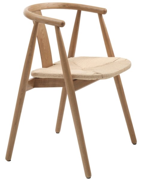 Unique Furniture Dubová jídelní židle Relate s výpletem