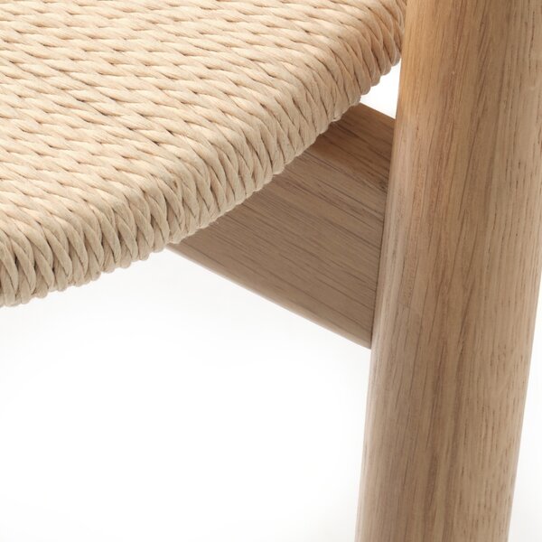 Unique Furniture Dubová jídelní židle Relate s výpletem
