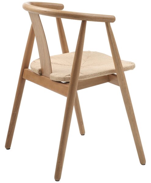 Unique Furniture Dubová jídelní židle Relate s výpletem