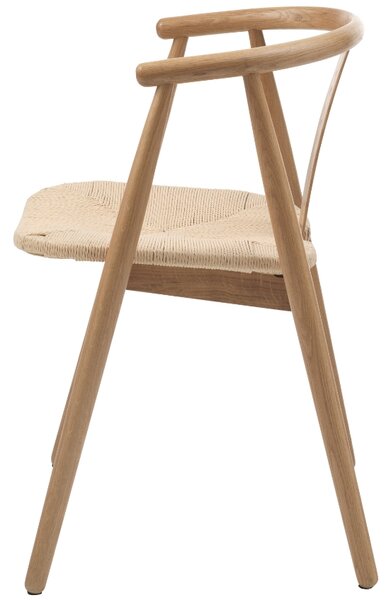 Unique Furniture Dubová jídelní židle Relate s výpletem
