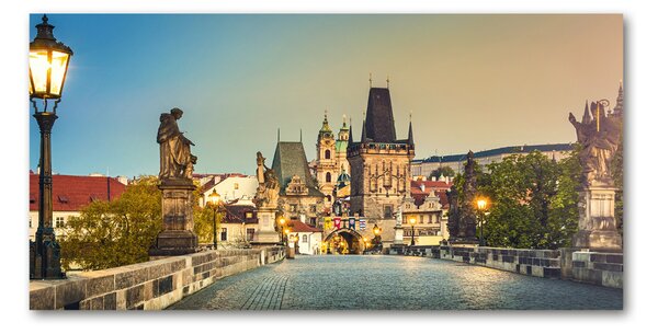 Foto-obraz fotografie na skle Most Praha osh-101827569