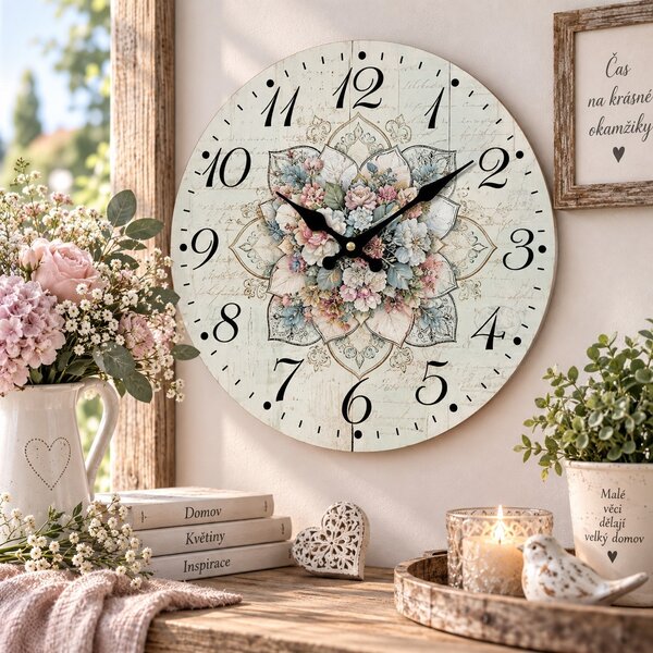 Nástěnné hodiny Mandala Ø 34 cm 1990999