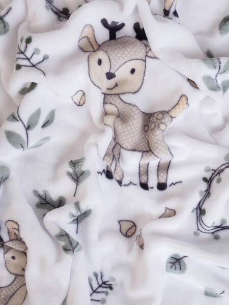 MK Lůžkoviny Mikroplyšové povlečení Exclusive - Bambi 140 × 200 cm, 70 x 90 cm