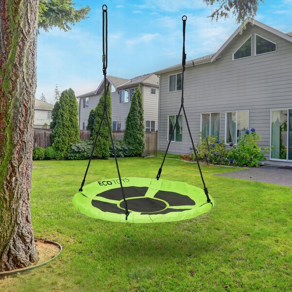 ZAHRADNÍ HOUPAČKA ZÁVĚSNÉ DĚTSKÉ HNÍZDO 100cm ZELENÁ