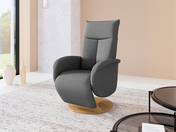 RELAXAČNÍ KŘESLO, textil, tmavě šedá Sit & More - Online Only křesla & taburety, Online Only