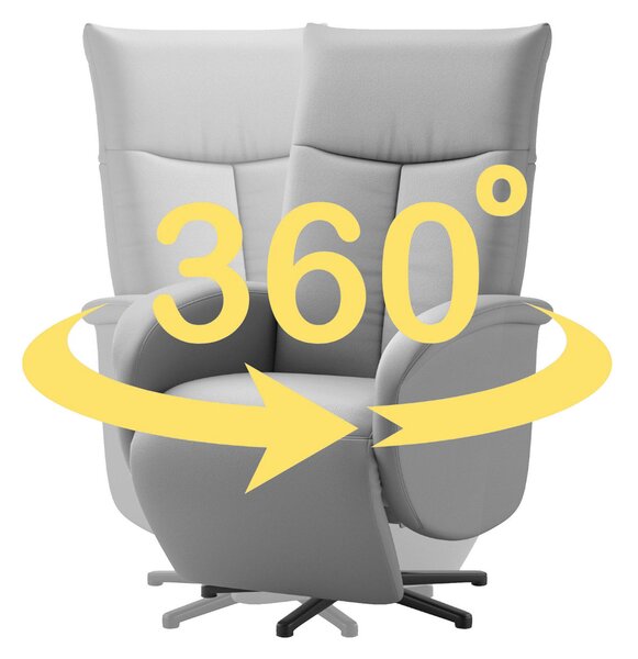 RELAXAČNÍ KŘESLO, textil, šedohnědá Sit & More - Online Only křesla & taburety, Online Only