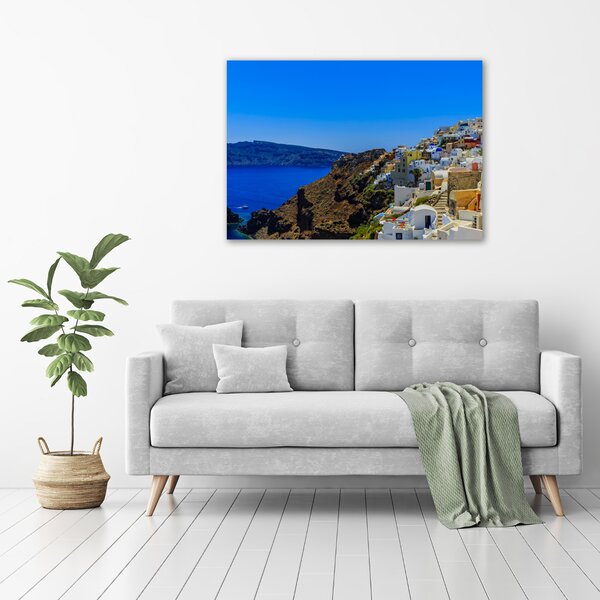 Foto obraz skleněný horizontální Santorini Řecko osh-103926529