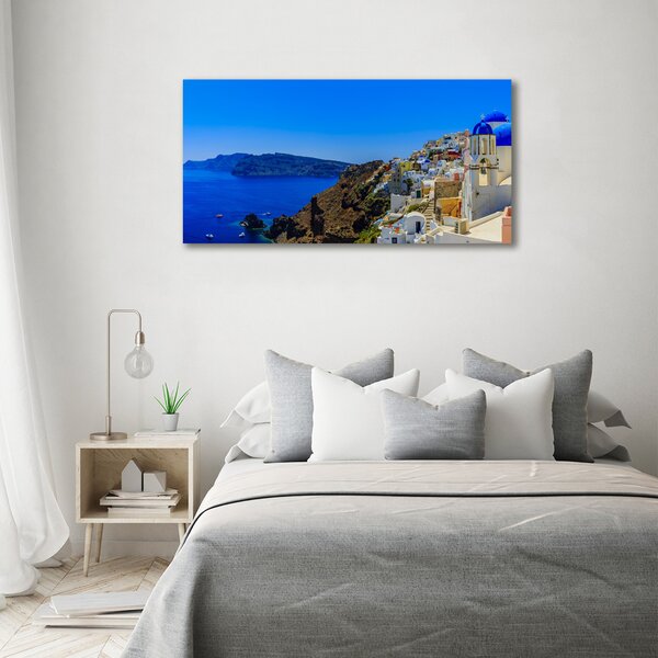 Foto obraz skleněný horizontální Santorini Řecko osh-103926529