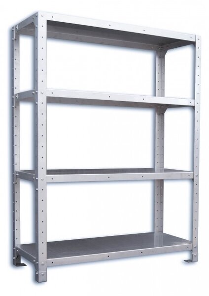 Nerezový regál gastro Biedrax 40 x 56 x 85 cm, 4 police x 100 kg
