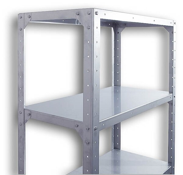 Nerezový regál gastro Biedrax 40 x 56 x 180 cm, 6 polic x 100 kg