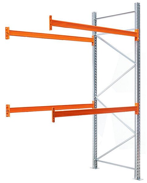 Biedrax Paletový regál přídavný 100 x 100 x 200 cm - 1500 kg/patro, pozinkovaný